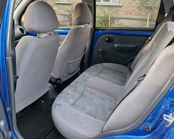 Синий Дэу Матиз, объемом двигателя 0.8 л и пробегом 52 тыс. км за 2200 $, фото 2 на Automoto.ua