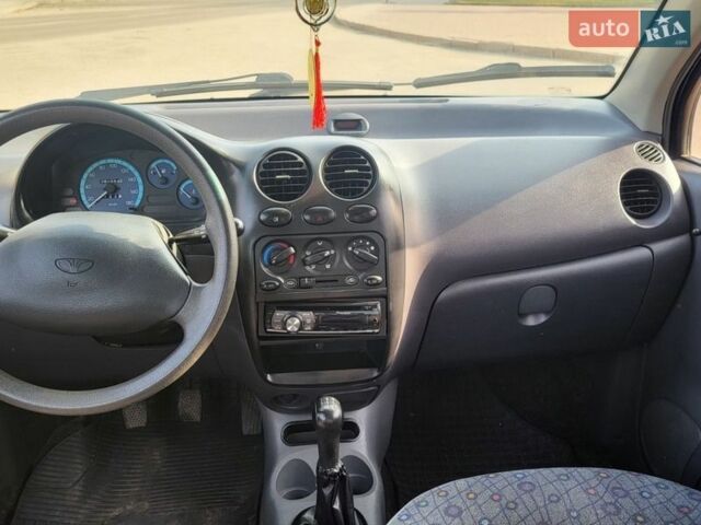 Синий Дэу Матиз, объемом двигателя 0.8 л и пробегом 81 тыс. км за 2500 $, фото 6 на Automoto.ua