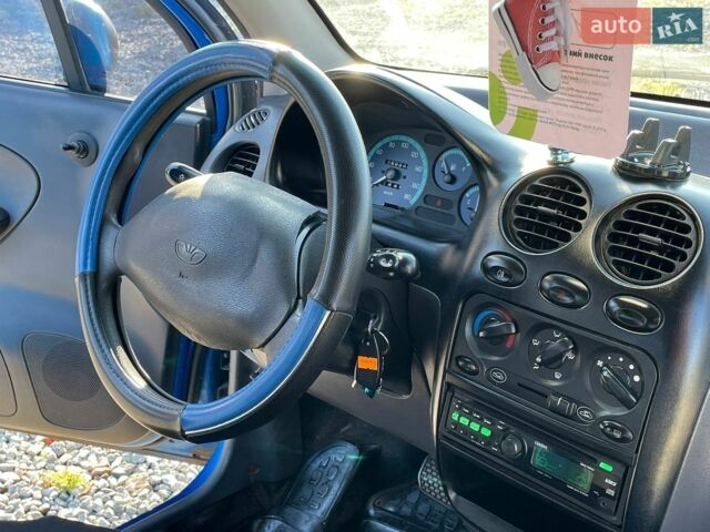 Синій Деу Матіз, об'ємом двигуна 0.8 л та пробігом 89 тис. км за 2000 $, фото 18 на Automoto.ua