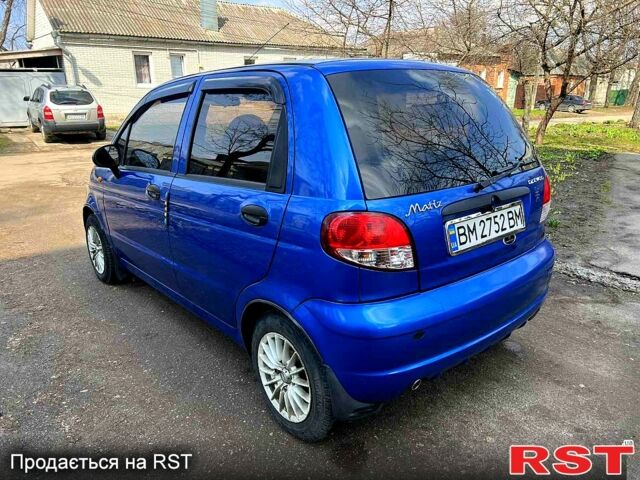 Синий Дэу Матиз, объемом двигателя 0.8 л и пробегом 145 тыс. км за 2500 $, фото 5 на Automoto.ua