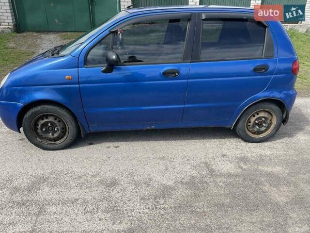 Синій Деу Матіз, об'ємом двигуна 0.8 л та пробігом 115 тис. км за 2800 $, фото 1 на Automoto.ua
