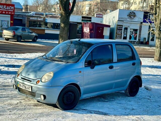 Синий Дэу Матиз, объемом двигателя 0.8 л и пробегом 150 тыс. км за 1500 $, фото 3 на Automoto.ua