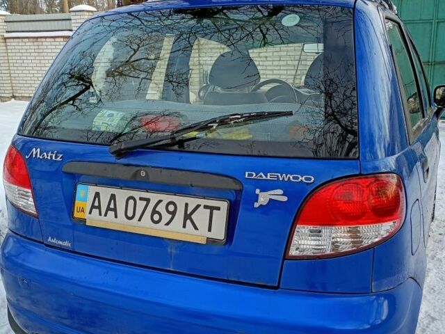 Синий Дэу Матиз, объемом двигателя 0.8 л и пробегом 104 тыс. км за 2200 $, фото 3 на Automoto.ua
