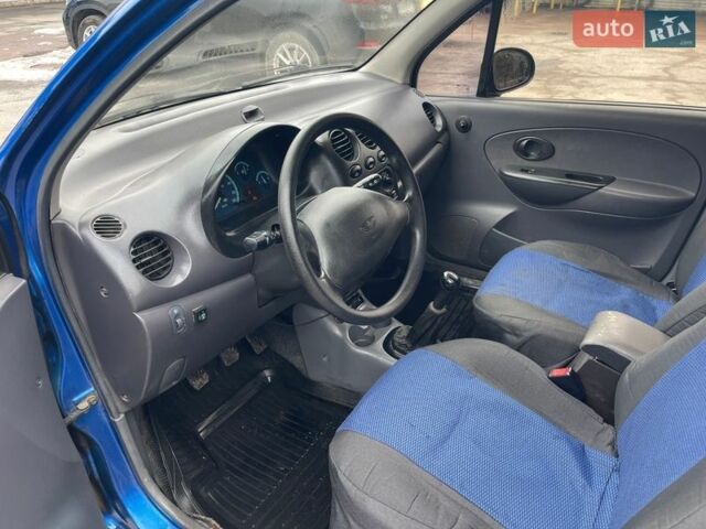 Синій Деу Матіз, об'ємом двигуна 0.8 л та пробігом 145 тис. км за 2450 $, фото 11 на Automoto.ua