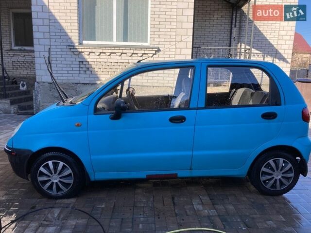 Синий Дэу Матиз, объемом двигателя 0.8 л и пробегом 82 тыс. км за 3000 $, фото 2 на Automoto.ua
