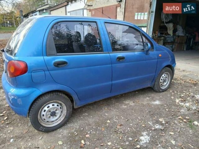 Синий Дэу Матиз, объемом двигателя 0.8 л и пробегом 317 тыс. км за 2300 $, фото 5 на Automoto.ua