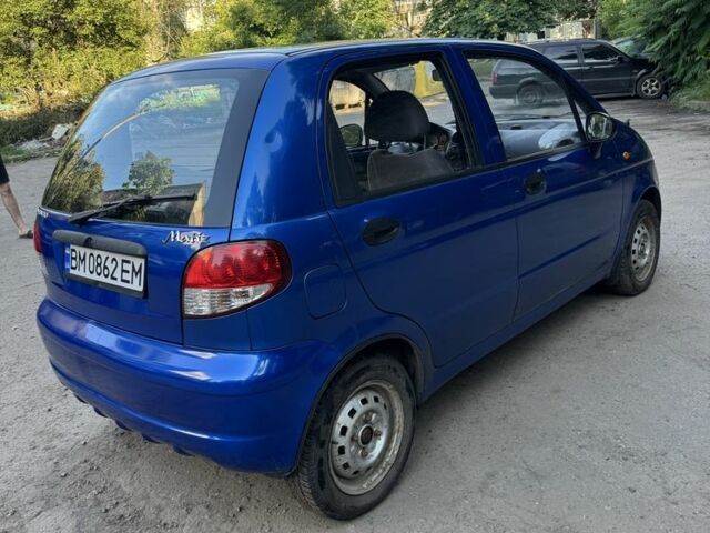 Синий Дэу Матиз, объемом двигателя 0.8 л и пробегом 55 тыс. км за 2000 $, фото 2 на Automoto.ua