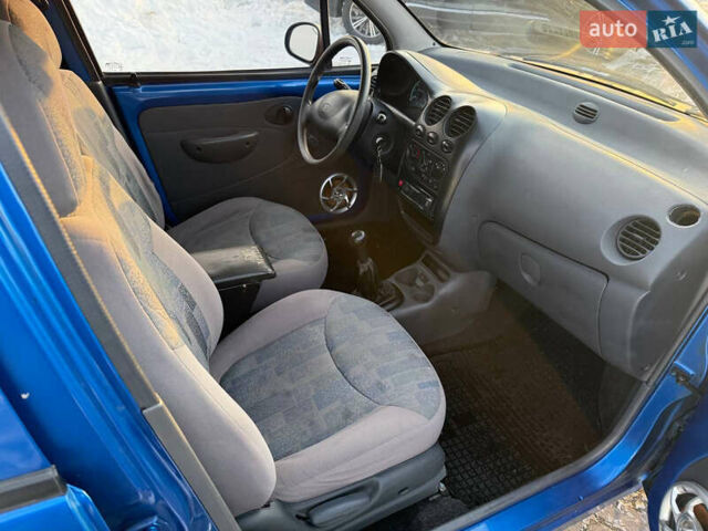 Синій Деу Матіз, об'ємом двигуна 0.8 л та пробігом 95 тис. км за 1899 $, фото 10 на Automoto.ua