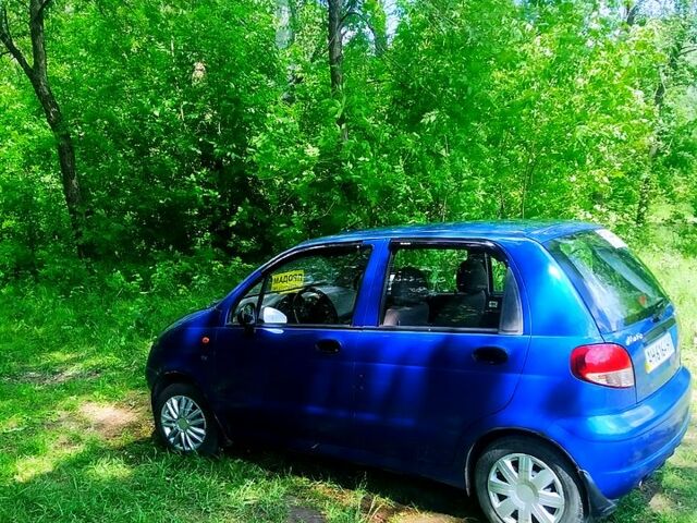 Синий Дэу Матиз, объемом двигателя 0.8 л и пробегом 30 тыс. км за 3200 $, фото 8 на Automoto.ua