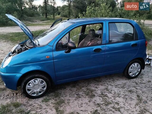 Синий Дэу Матиз, объемом двигателя 0.8 л и пробегом 168 тыс. км за 2500 $, фото 4 на Automoto.ua
