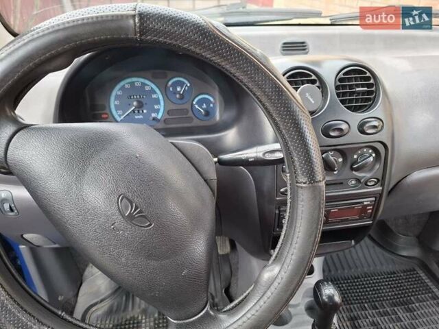 Синій Деу Матіз, об'ємом двигуна 1 л та пробігом 149 тис. км за 2200 $, фото 3 на Automoto.ua