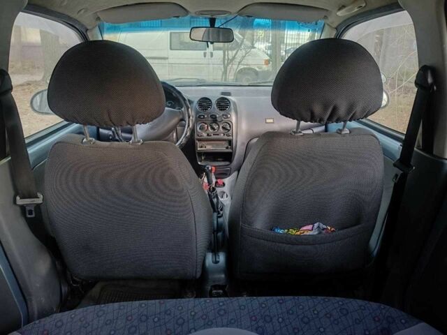 Синий Дэу Матиз, объемом двигателя 0.8 л и пробегом 183 тыс. км за 1500 $, фото 11 на Automoto.ua