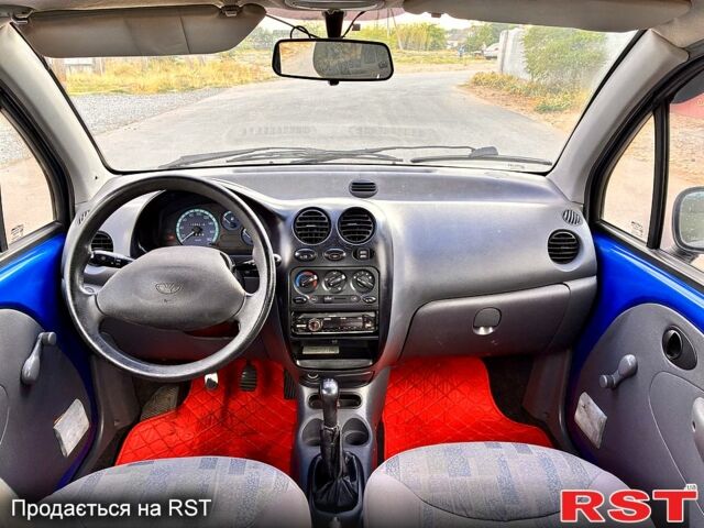 Синій Деу Матіз, об'ємом двигуна 0.8 л та пробігом 98 тис. км за 1700 $, фото 4 на Automoto.ua