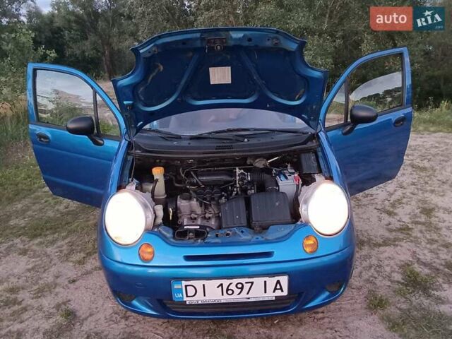 Синий Дэу Матиз, объемом двигателя 0.8 л и пробегом 168 тыс. км за 2500 $, фото 7 на Automoto.ua