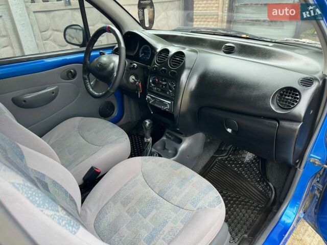 Синий Дэу Матиз, объемом двигателя 0.8 л и пробегом 138 тыс. км за 2600 $, фото 21 на Automoto.ua