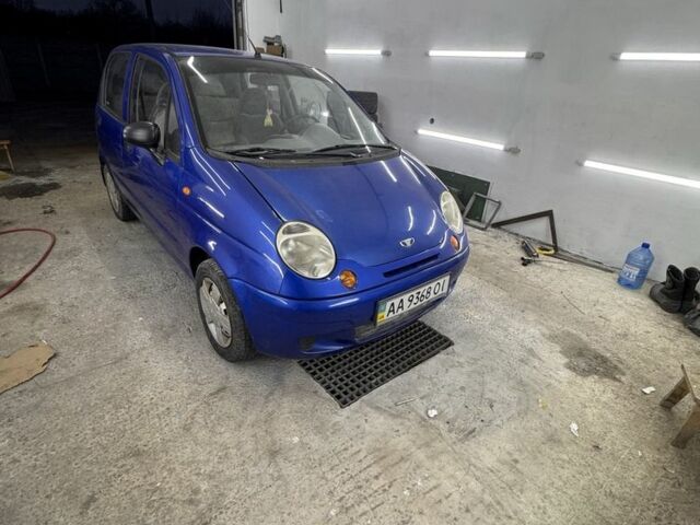 Синий Дэу Матиз, объемом двигателя 0.8 л и пробегом 150 тыс. км за 1500 $, фото 1 на Automoto.ua