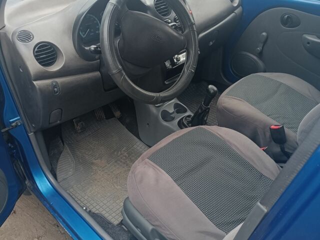 Синий Дэу Матиз, объемом двигателя 8 л и пробегом 108 тыс. км за 1450 $, фото 5 на Automoto.ua