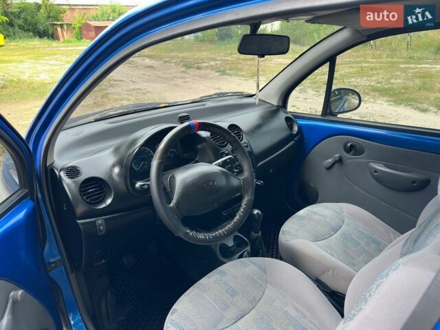Синий Дэу Матиз, объемом двигателя 0.8 л и пробегом 138 тыс. км за 2600 $, фото 32 на Automoto.ua