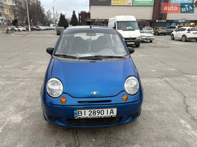Синий Дэу Матиз, объемом двигателя 0.8 л и пробегом 67 тыс. км за 2000 $, фото 2 на Automoto.ua