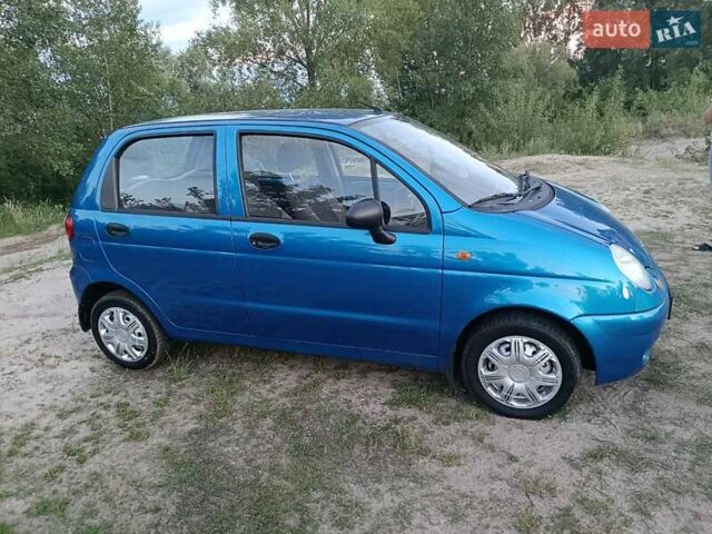 Синий Дэу Матиз, объемом двигателя 0.8 л и пробегом 168 тыс. км за 2500 $, фото 1 на Automoto.ua