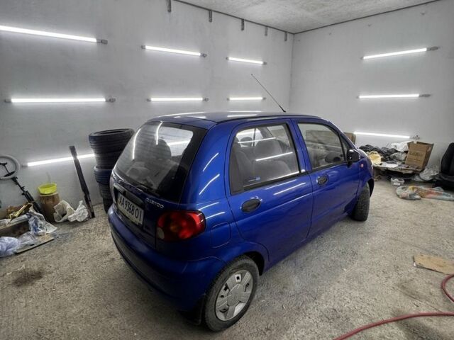 Синий Дэу Матиз, объемом двигателя 0.8 л и пробегом 150 тыс. км за 1500 $, фото 3 на Automoto.ua
