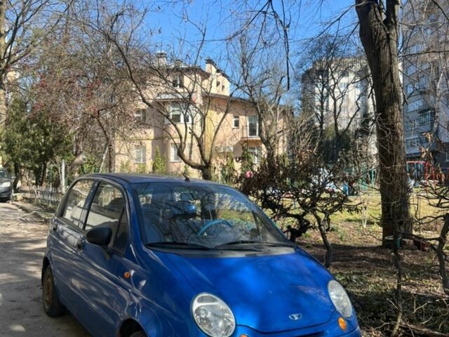 Синий Дэу Матиз, объемом двигателя 0.8 л и пробегом 113 тыс. км за 1600 $, фото 1 на Automoto.ua