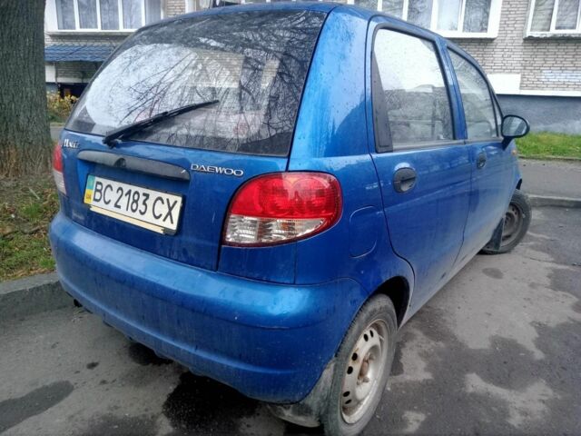 Синий Дэу Матиз, объемом двигателя 8 л и пробегом 49 тыс. км за 2500 $, фото 1 на Automoto.ua