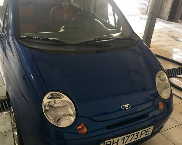 Синий Дэу Матиз, объемом двигателя 0.8 л и пробегом 107 тыс. км за 2200 $, фото 1 на Automoto.ua