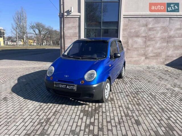 Синий Дэу Матиз, объемом двигателя 0.8 л и пробегом 120 тыс. км за 2599 $, фото 1 на Automoto.ua