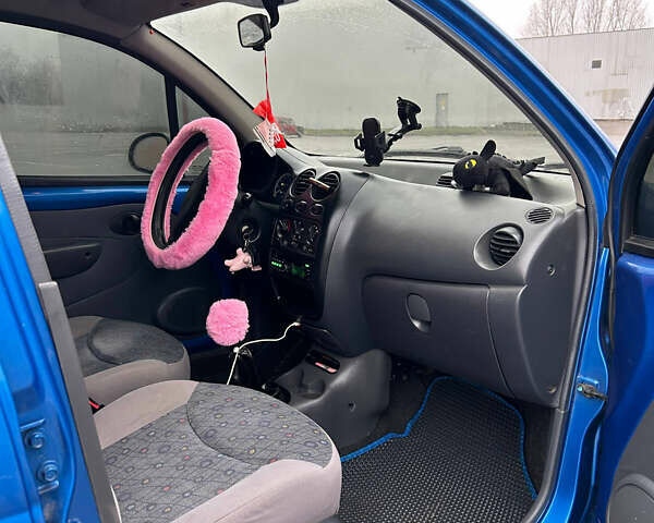 Синий Дэу Матиз, объемом двигателя 0.8 л и пробегом 82 тыс. км за 3500 $, фото 6 на Automoto.ua