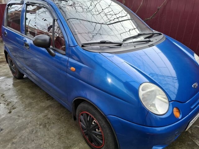 Синій Деу Матіз, об'ємом двигуна 1 л та пробігом 149 тис. км за 2200 $, фото 1 на Automoto.ua