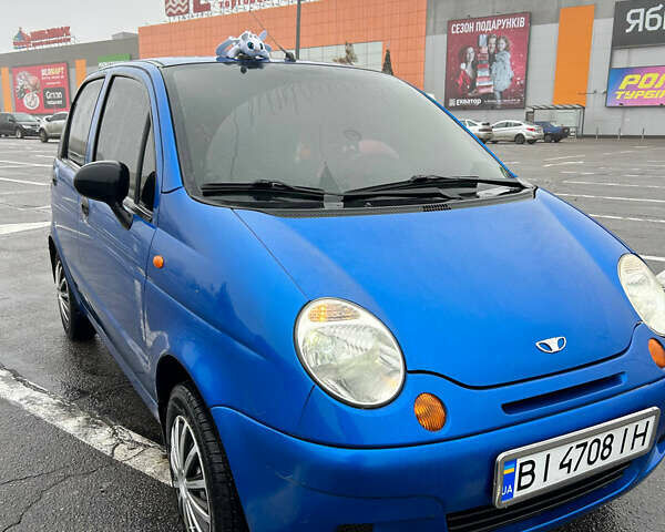 Синий Дэу Матиз, объемом двигателя 0.8 л и пробегом 82 тыс. км за 3500 $, фото 3 на Automoto.ua
