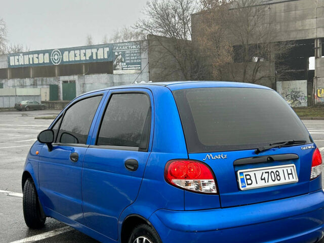 Синий Дэу Матиз, объемом двигателя 0.8 л и пробегом 82 тыс. км за 3500 $, фото 4 на Automoto.ua
