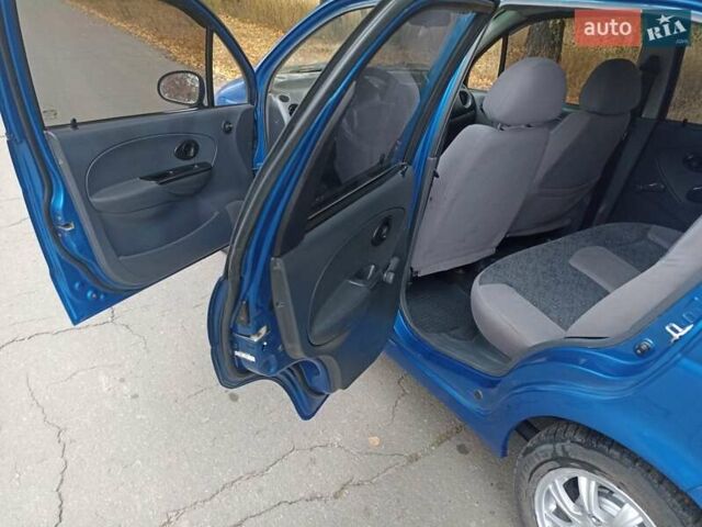 Синий Дэу Матиз, объемом двигателя 0.8 л и пробегом 101 тыс. км за 2650 $, фото 15 на Automoto.ua