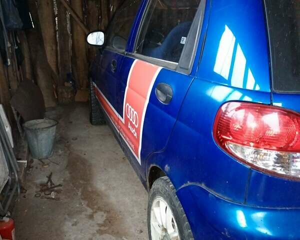 Синій Деу Матіз, об'ємом двигуна 0.8 л та пробігом 193 тис. км за 2000 $, фото 2 на Automoto.ua