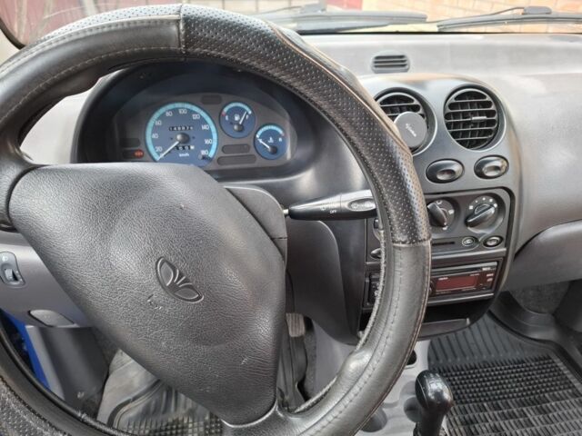 Синій Деу Матіз, об'ємом двигуна 1 л та пробігом 149 тис. км за 2200 $, фото 4 на Automoto.ua