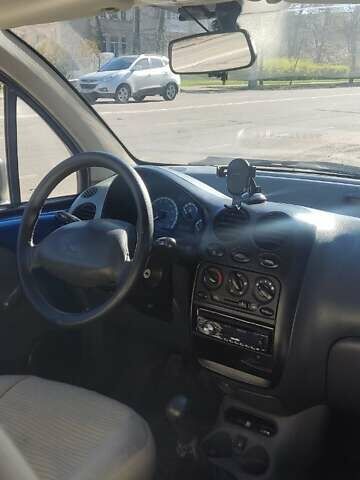 Синий Дэу Матиз, объемом двигателя 0.8 л и пробегом 58 тыс. км за 2500 $, фото 8 на Automoto.ua