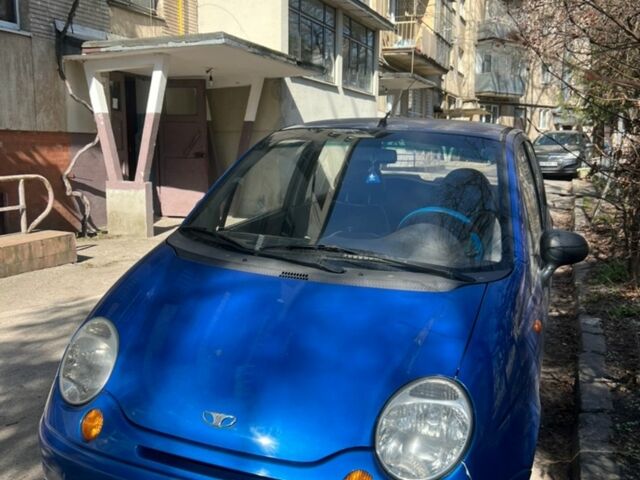 Синий Дэу Матиз, объемом двигателя 0.8 л и пробегом 113 тыс. км за 1600 $, фото 2 на Automoto.ua