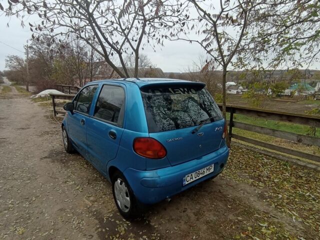 Синий Дэу Матиз, объемом двигателя 1 л и пробегом 1 тыс. км за 2500 $, фото 1 на Automoto.ua