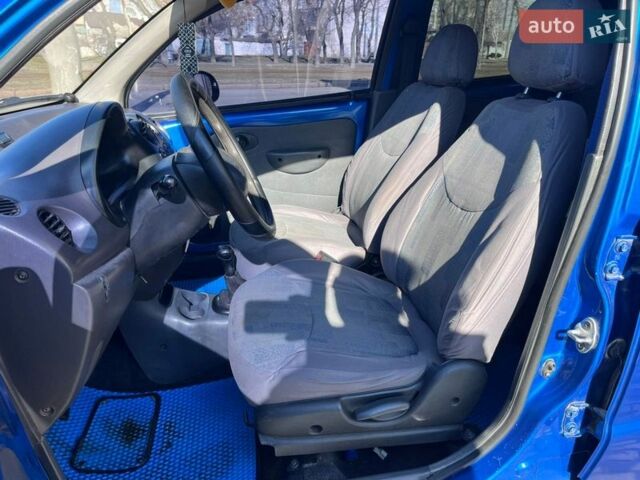 Синий Дэу Матиз, объемом двигателя 0.8 л и пробегом 120 тыс. км за 2550 $, фото 13 на Automoto.ua