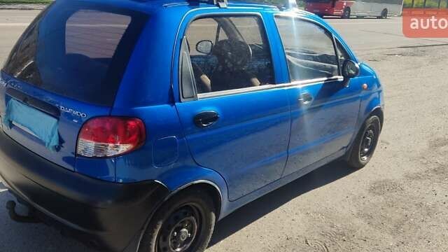 Синий Дэу Матиз, объемом двигателя 0.8 л и пробегом 58 тыс. км за 2500 $, фото 3 на Automoto.ua
