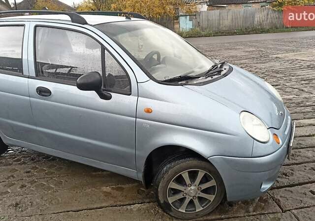 Синий Дэу Матиз, объемом двигателя 0.8 л и пробегом 106 тыс. км за 3100 $, фото 1 на Automoto.ua