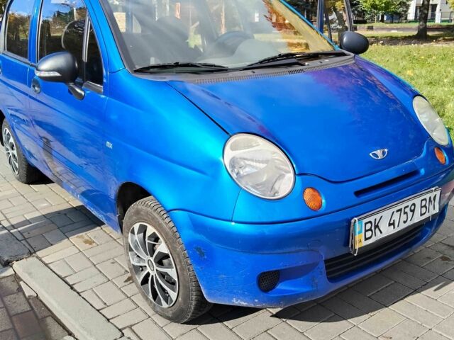 Синій Деу Матіз, об'ємом двигуна 0.8 л та пробігом 152 тис. км за 2200 $, фото 3 на Automoto.ua