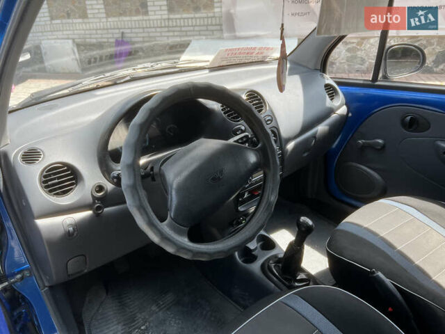 Синий Дэу Матиз, объемом двигателя 0.8 л и пробегом 64 тыс. км за 3100 $, фото 8 на Automoto.ua