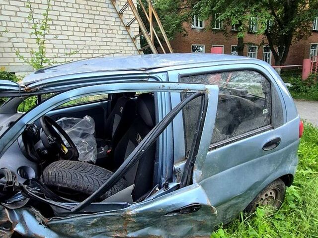Синий Дэу Матиз, объемом двигателя 0.8 л и пробегом 50 тыс. км за 600 $, фото 3 на Automoto.ua