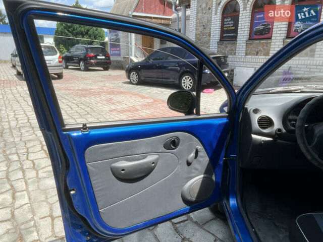 Синий Дэу Матиз, объемом двигателя 0.8 л и пробегом 64 тыс. км за 3100 $, фото 7 на Automoto.ua