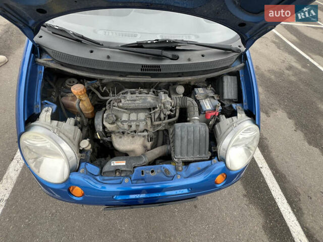 Синий Дэу Матиз, объемом двигателя 0.8 л и пробегом 107 тыс. км за 2600 $, фото 6 на Automoto.ua
