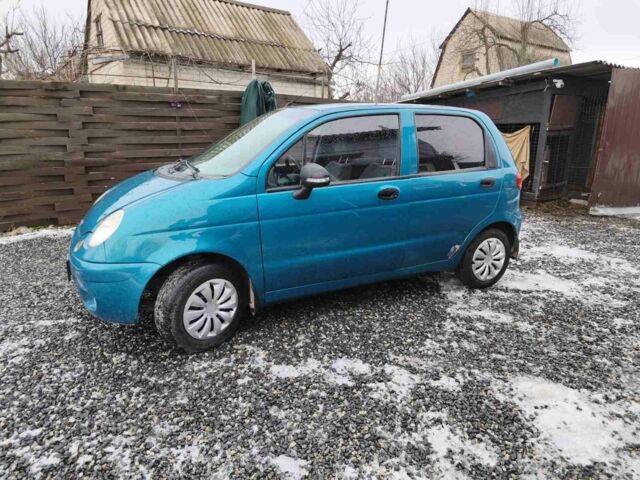 Синий Дэу Матиз, объемом двигателя 0.8 л и пробегом 173 тыс. км за 2200 $, фото 5 на Automoto.ua