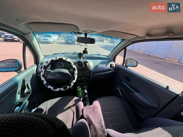 Синий Дэу Матиз, объемом двигателя 0.8 л и пробегом 172 тыс. км за 2500 $, фото 4 на Automoto.ua
