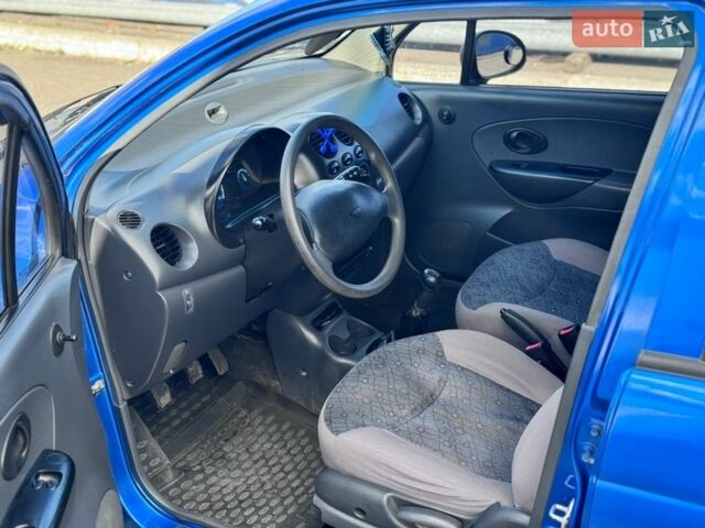 Синий Дэу Матиз, объемом двигателя 0.8 л и пробегом 79 тыс. км за 2750 $, фото 11 на Automoto.ua